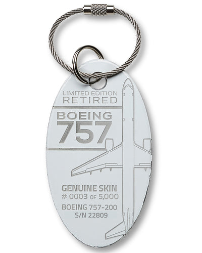 Custom Boeing 757 PlaneTag - S/N 22809