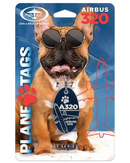 Custom Airbus A320 PlaneTags Pet Tags