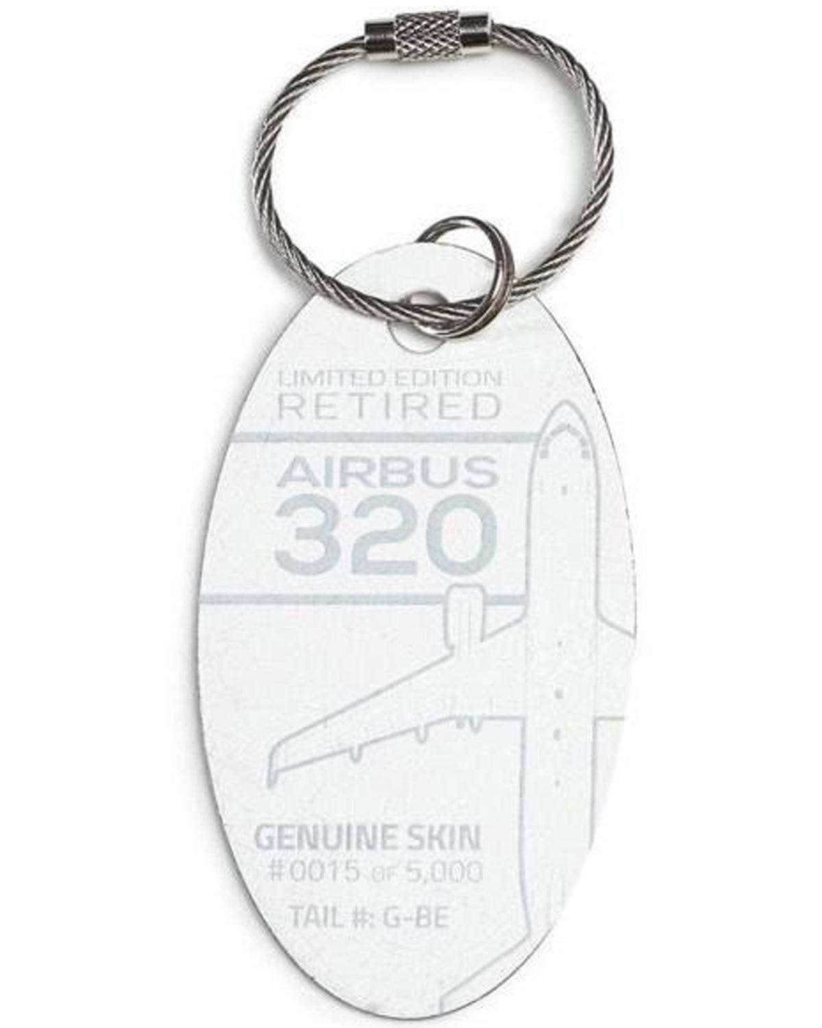 カスタム エアバス 320 PlaneTag テール# G-BE
