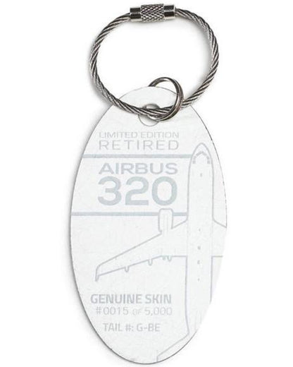 カスタム エアバス 320 PlaneTag テール# G-BE