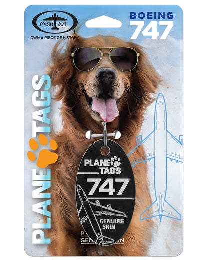 Custom Boeing 747 PlaneTags Pet Tags
