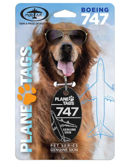 Boeing 747 PlaneTags Pet Tags