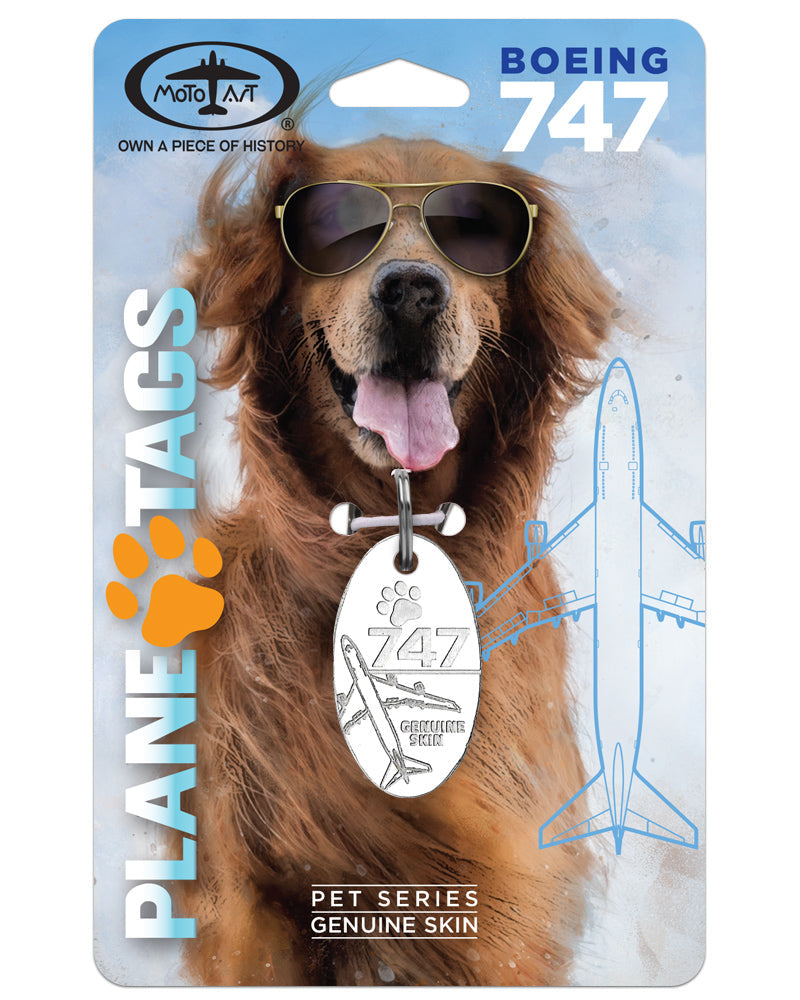 Custom Boeing 747 PlaneTags Pet Tags