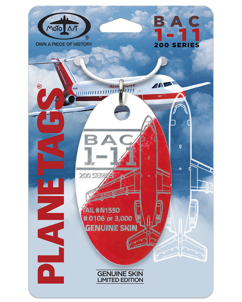 BAC ONE-ELEVEN N1550 - MotoArt PlaneTags