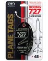 トランプ ボーイング 727 PlaneTag Tail #VP-BDJ