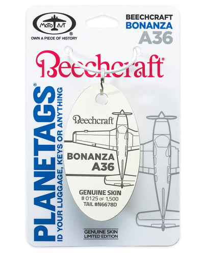 Custom Beechcraft Bonanza A36 - PLANETAGS TAIL #N6678D