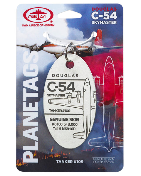 C-54 ダグラス スカイマスター テール # N6816D – MotoArt PlaneTags