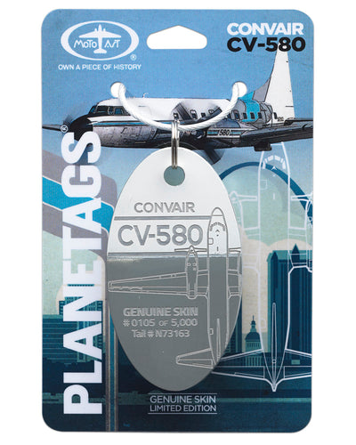 Custom CONVAIR CV-580 - PLANETAGS TAIL # N73163