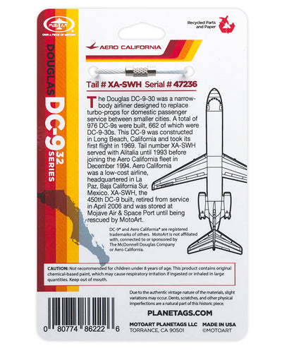 カスタム エアロ カリフォルニア - McDonnell Douglas®️ DC-9-30 シリアル番号: XA-SWH