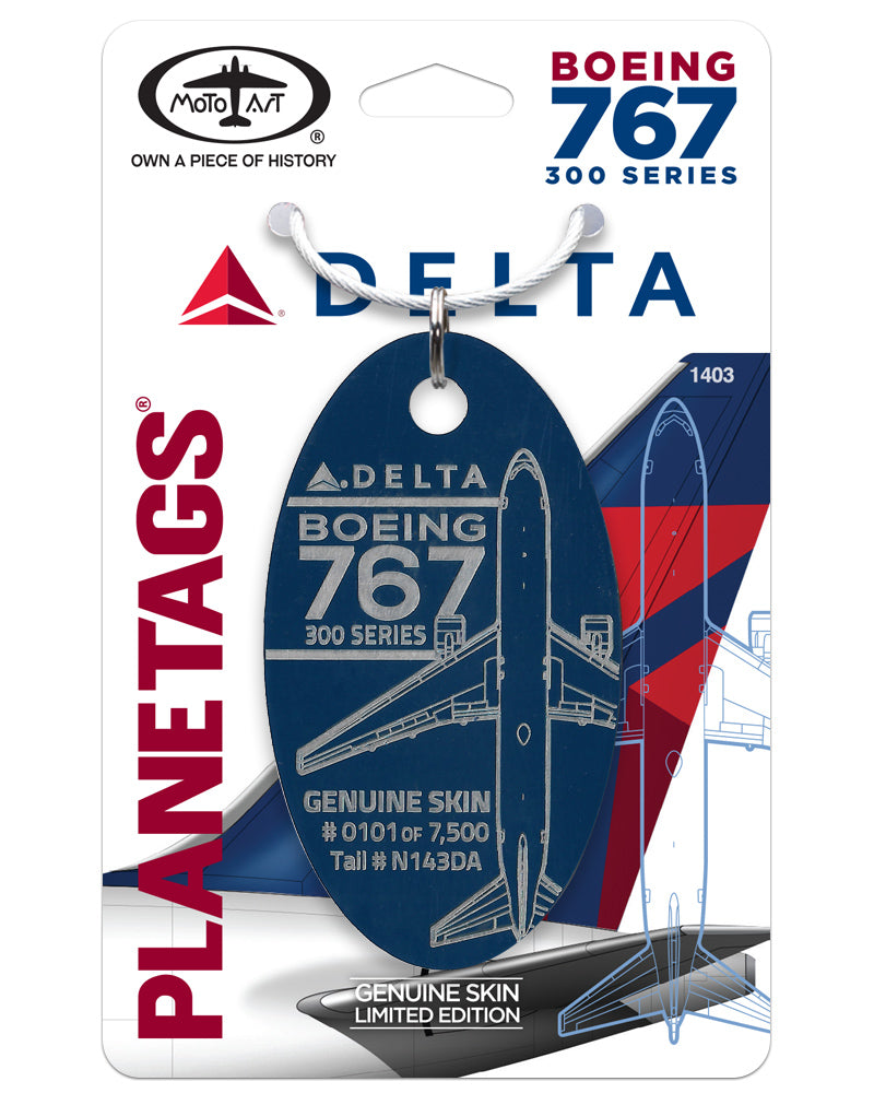 DELTA®- MD-90 PlaneTags Tail # N905DA | Aviation Aircraft Skin 