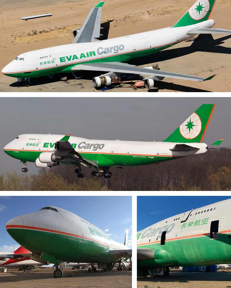 Custom EVA Boeing 747-400 - PLANETAGS TAIL #B-16462 - MotoArt 