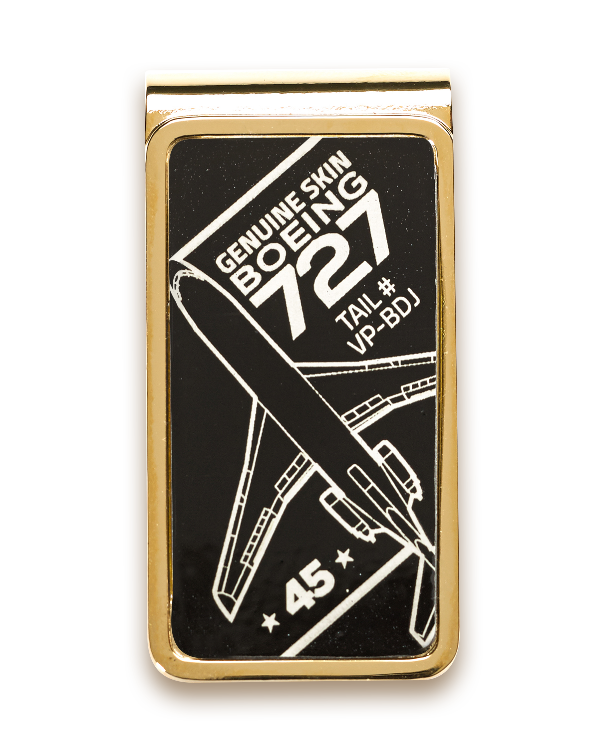 Boeing 727 Money Clip Tail # VP-BDJ