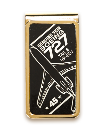 Boeing 727 Money Clip Tail # VP-BDJ