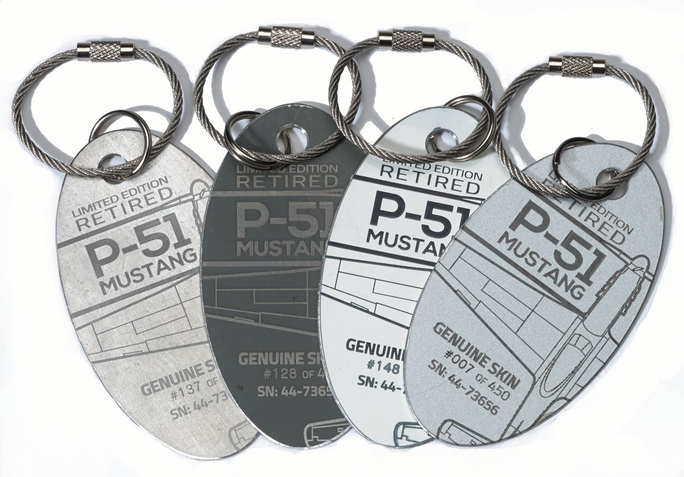 P 51 Mustang PlaneTag – MotoArt PlaneTags