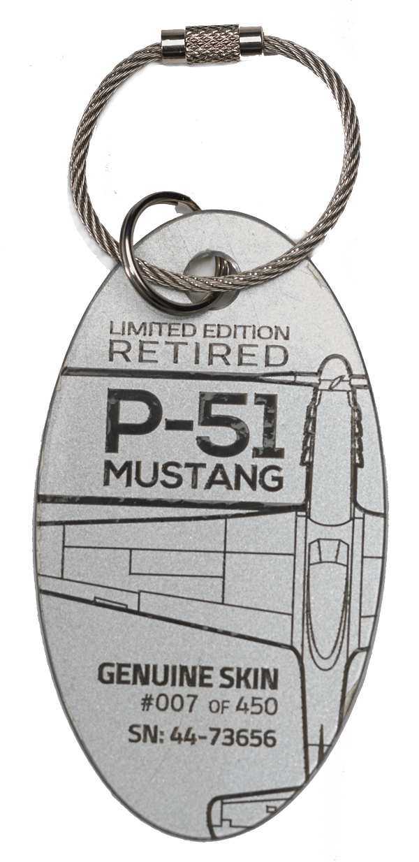 P 51 Mustang PlaneTag