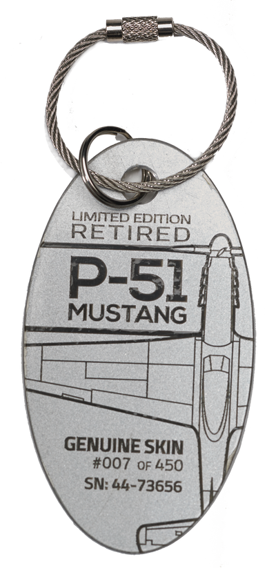 P 51 Mustang PlaneTag
