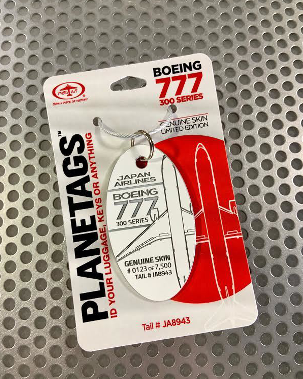 Custom Boeing 777-346 PlaneTag Tail # | PlaneTags™ - MotoArt PlaneTags