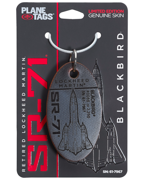 Lockheed SR-71 Blackbird™ Tail #17967 PlaneTag – MotoArt Lockheed SR-71 Blackbird™ Tail #17967 PlaneTag – MotoArt