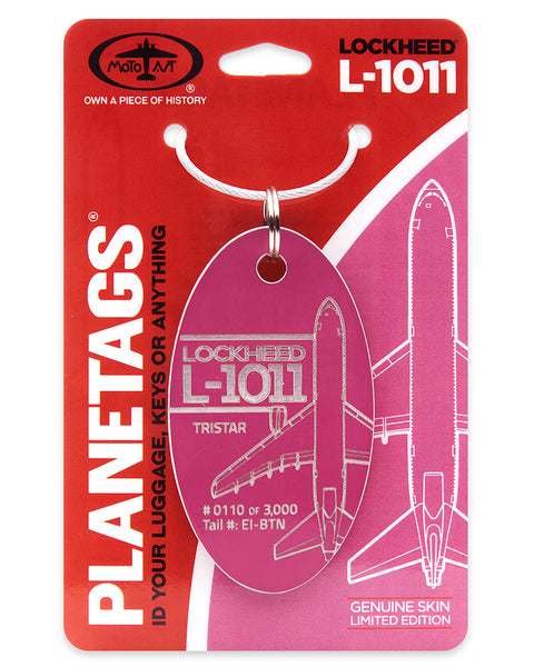 サウジアラビア 政府専用機 L-1011 トライスター タグ planetags L-1011 TRISTAR 500 - PLANETAGS TAIL #HZ-AB1 – MotoArt PlaneTags
