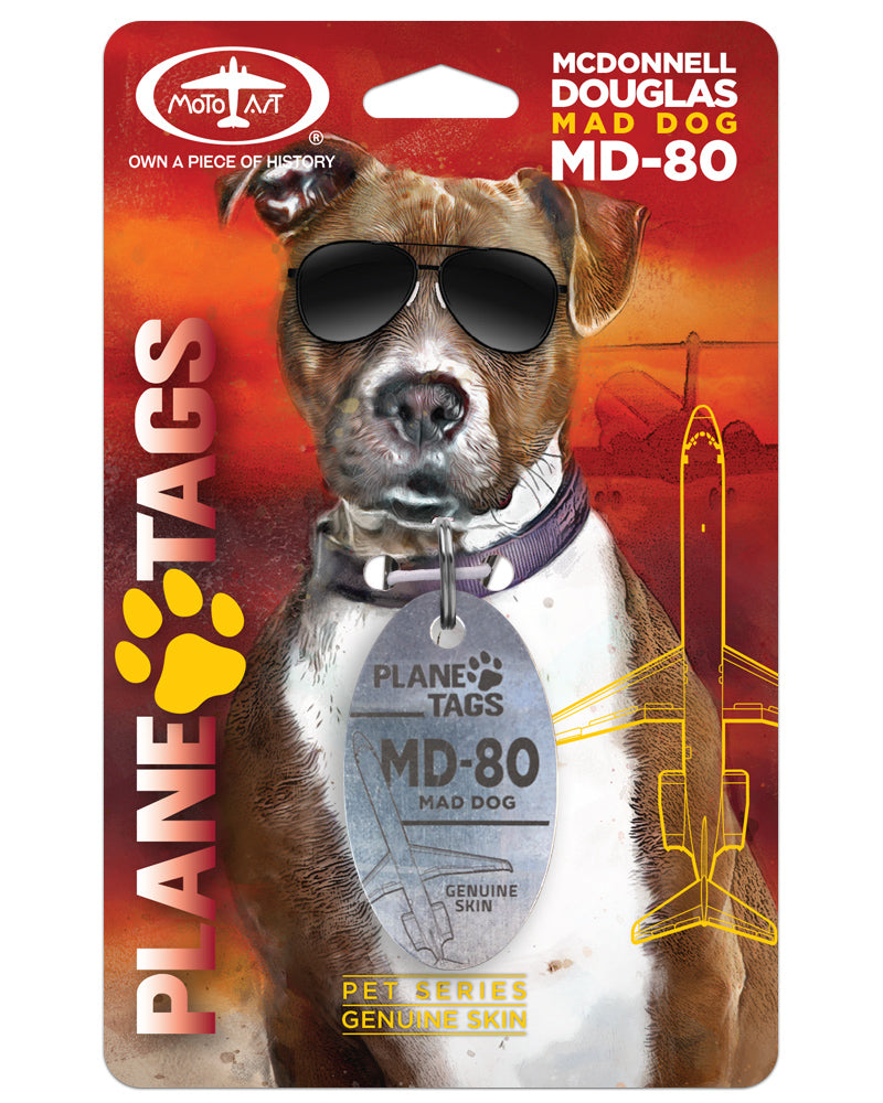 カスタム マクドネル ダグラス MD-80 PlaneTags ペットタグ
