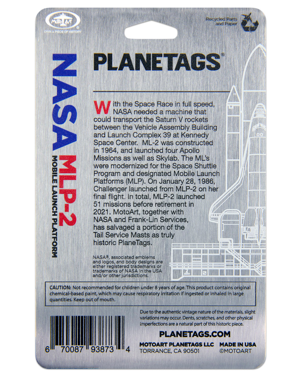 NASA MLP-2 – MotoArt PlaneTags
