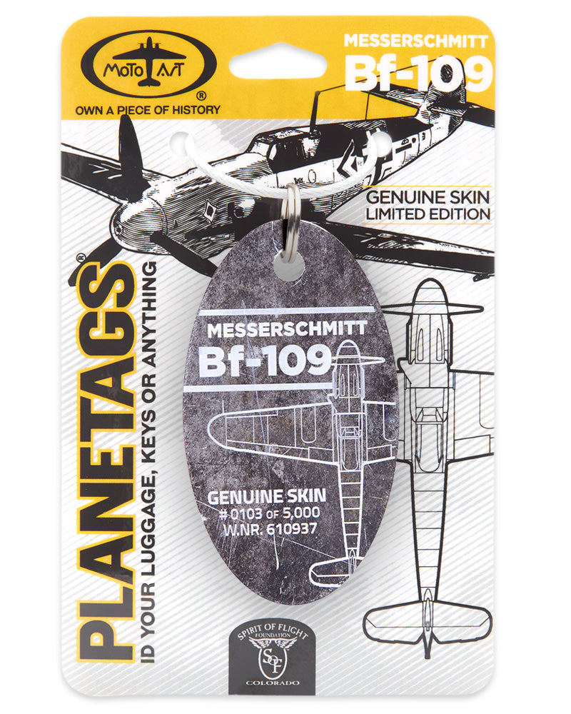 Custom Messerschmitt - Bf 109 PLANETAG TAIL W.NR. 610937