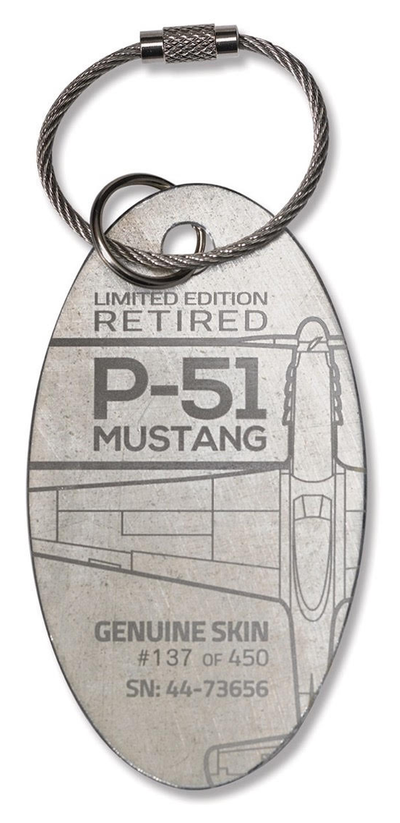 P 51 Mustang PlaneTag