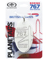 Custom British Airways 767 - PLANETAGS TAIL #G-BNWH