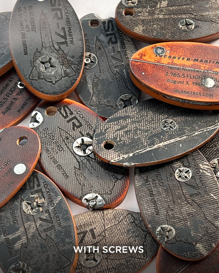 Lockheed SR-71 Blackbird™ Tail #17967 PlaneTag – MotoArt PlaneTags