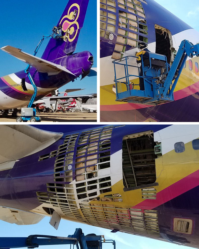 Custom Boeing Thai Airways 747 PlaneTag Tail #HS-TGM