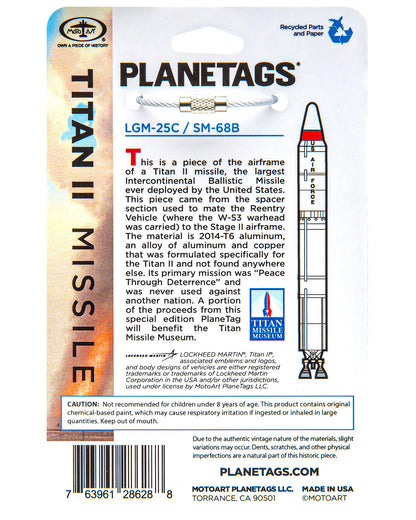 Titan II Missile PlaneTag