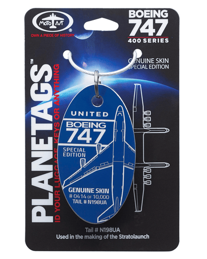 カスタム ユナイテッド航空ボーイング 747 N198UA PlaneTag