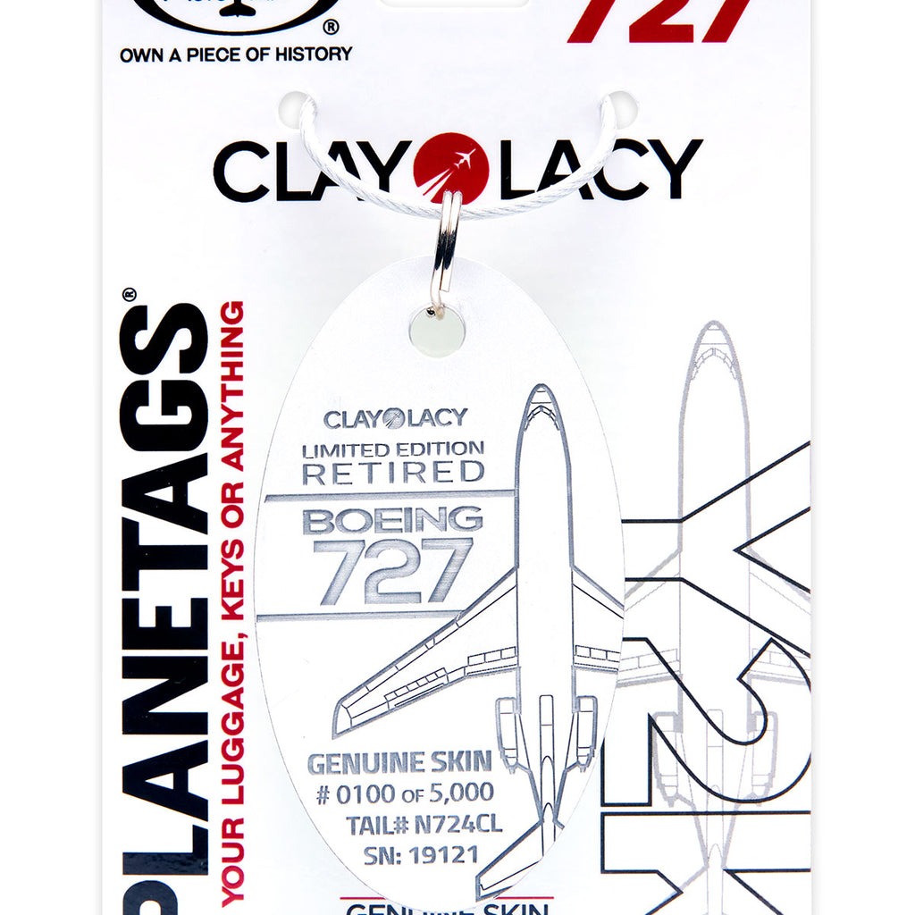 Boeing 727 N724CL PlaneTags