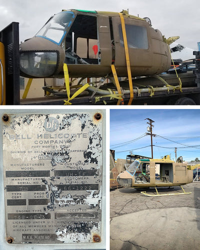 Bell®️ Huey®️ UH-1F - プラネタタグ シリアル番号: 66-1222