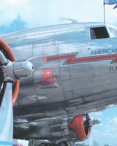 DC-3 Flagship Tulsa PlaneTag Serial #NC-18141