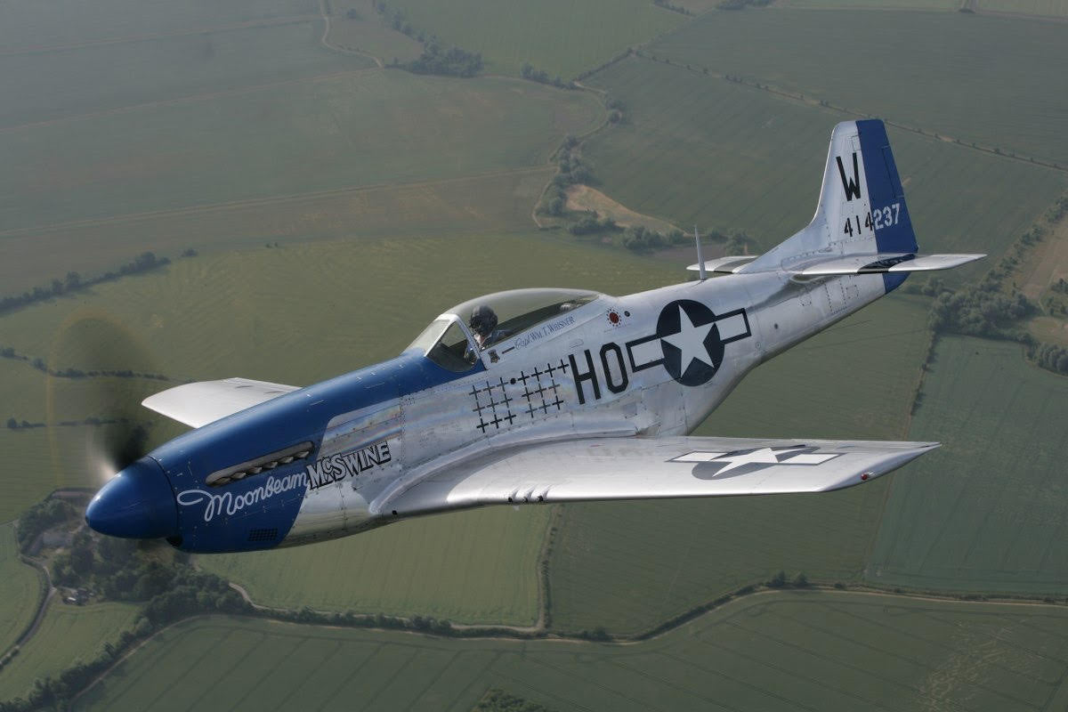 P 51 Mustang PlaneTag